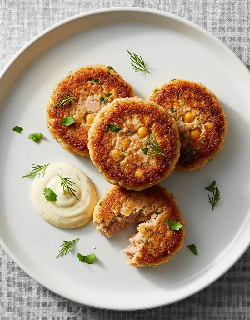 Tuna and Chickpea Patties