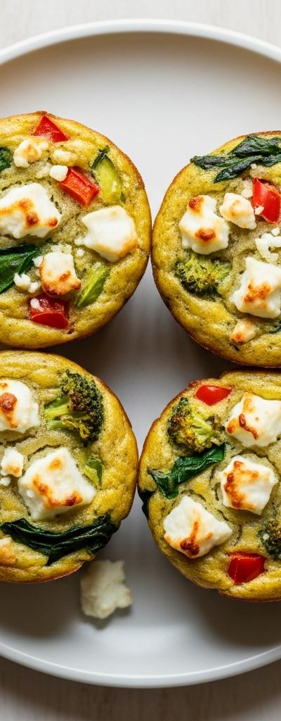 Vegetable and Feta Egg Muffins