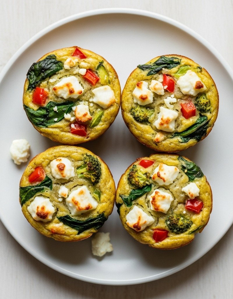 Vegetable and Feta Egg Muffins