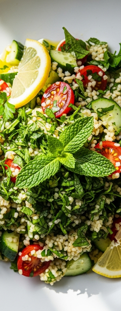 Bulgur Salad with Herbs and Lemon