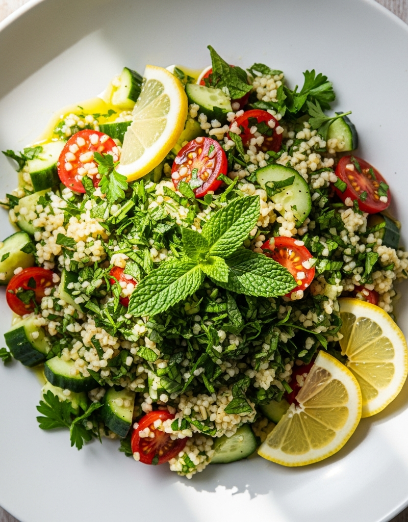 Bulgur Salad with Herbs and Lemon
