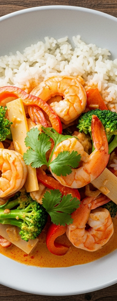 Thai Red Curry with Shrimp