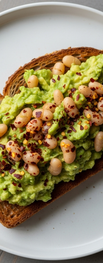 Avocado and White Bean Toast