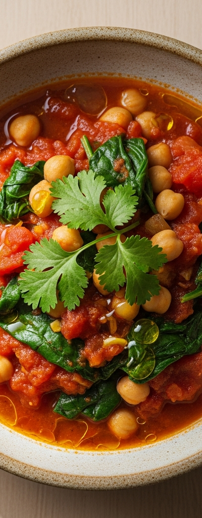 Moroccan Chickpea and Tomato Stew