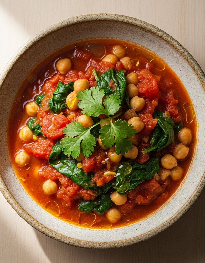 Moroccan Chickpea and Tomato Stew