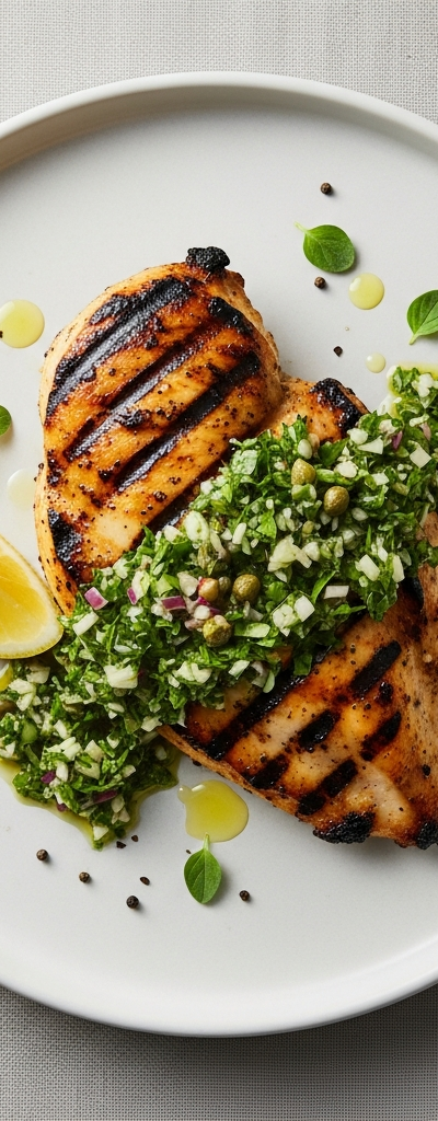 Grilled Chicken with Salsa Verde