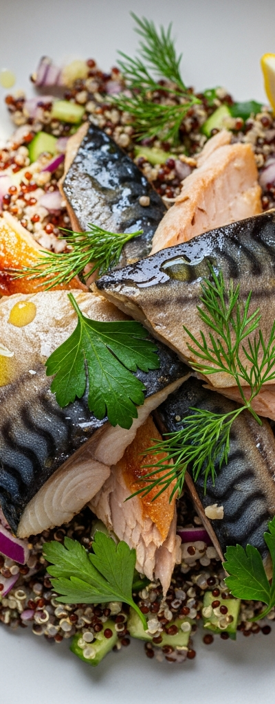 Mackerel and Quinoa Salad