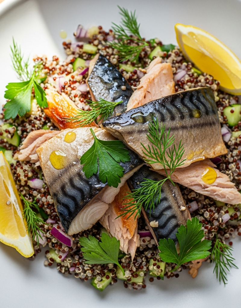 Mackerel and Quinoa Salad