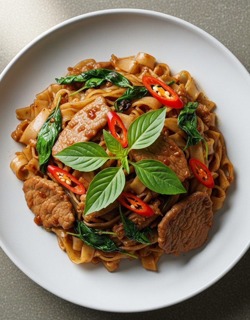 Drunken Noodles with Pork