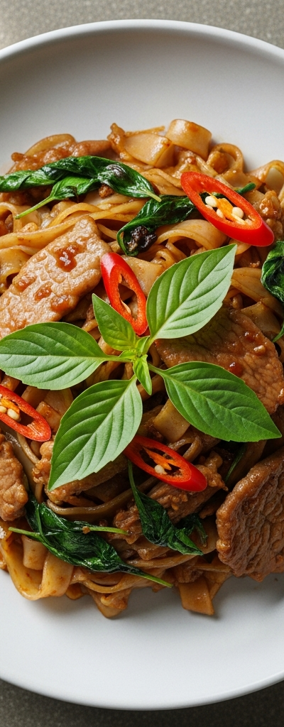 Drunken Noodles with Pork