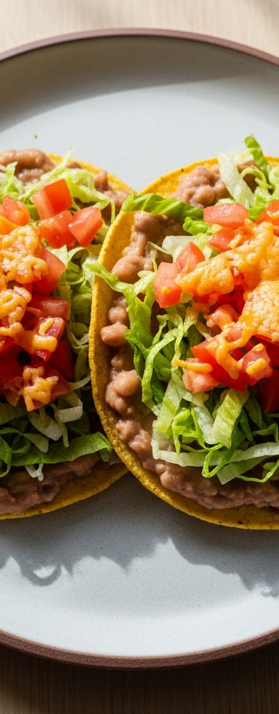Refried Bean Tostadas