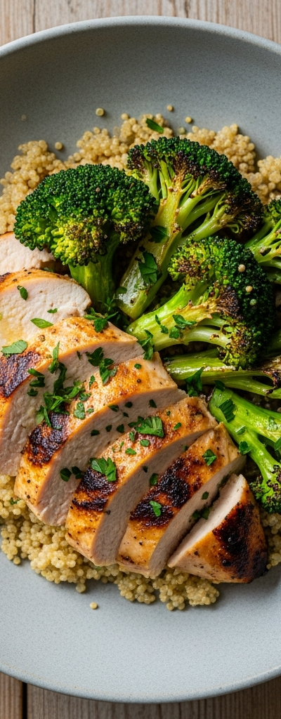Chicken and Broccoli Quinoa Bowl