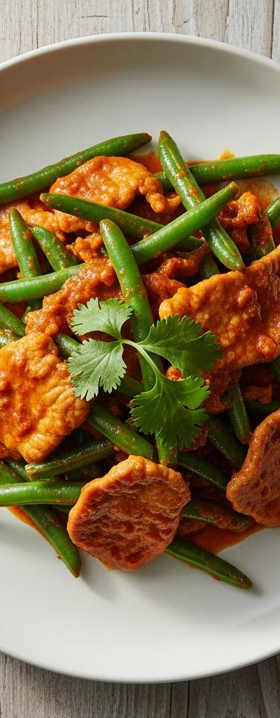 Thai Pork and Green Bean Stir-Fry