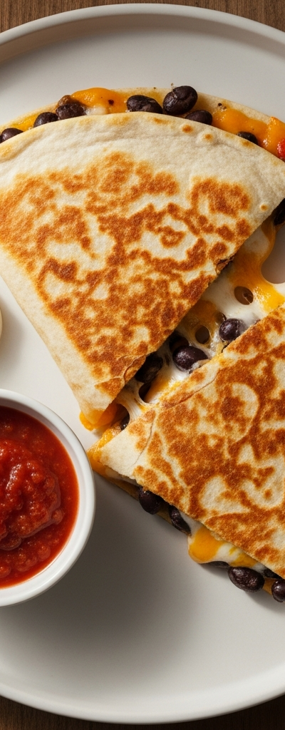 Black Bean and Cheese Quesadillas