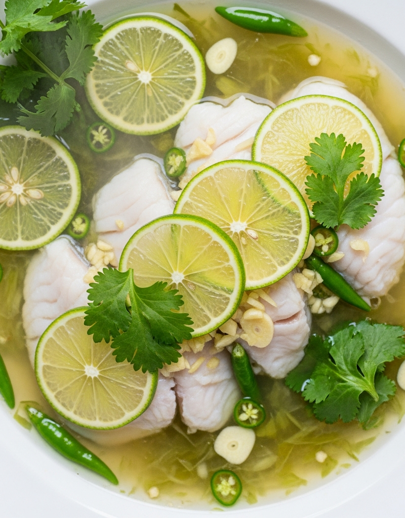 Pla Neung Manao Thai Steamed Fish