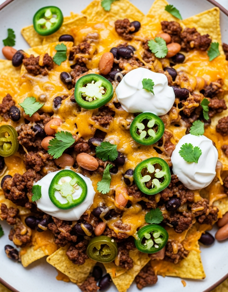 Sheet-Pan Beef Nachos