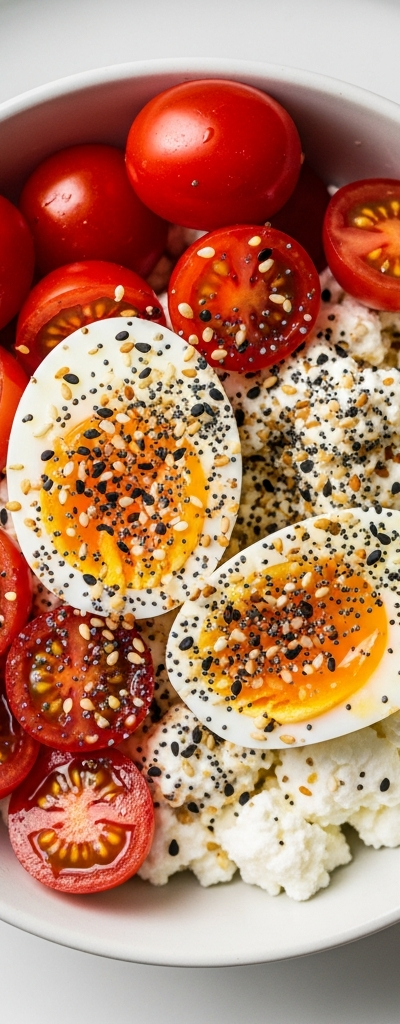 Cottage Cheese and Egg Breakfast Bowl