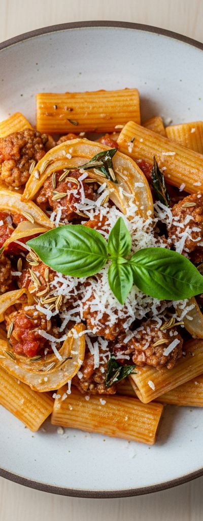 Sausage and Fennel Rigatoni