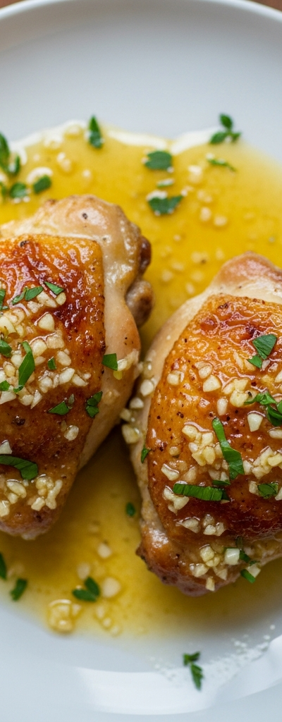 Keto Garlic Butter Chicken Thighs