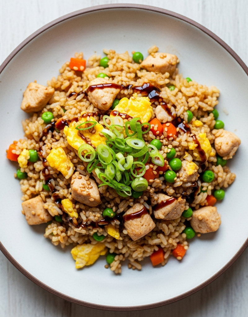 Quick and Easy Chicken Fried Rice